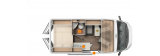 Carado Campervan 540 Edition 15 2022 layout