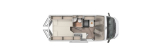 Carado CV602 Pro MJ2025 mit Einzelbetten layout