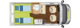 Hymercar Campervan Yosemite layout