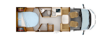Rapido C86 mit Queensbett und Garage 65Jahre Jubiläumsmodell layout