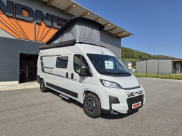Hymercar Redwood Trail 600 mit Heckquerbett mit Aufstelldach