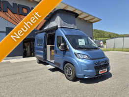 Hymercar Redwod Sport 600 mit Heckquerbett und Aufstelldach