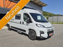 Hymercar Redwood Trail 600 mit Heckquerbett mit Aufstelldach