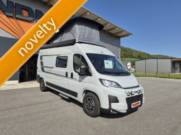 Hymercar Redwood Trail 600 mit Heckquerbett mit Aufstelldach