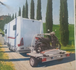 Sawiko Wheely Anhänger inkl. E-Roller Horwin SK 3