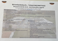 Büromitarbeiter(in) teil- oder vollzeit