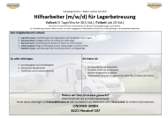 Hilfsarbeiter gesucht