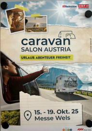 Caravan Salon Wels 15. bis 19. Oktober 2025
