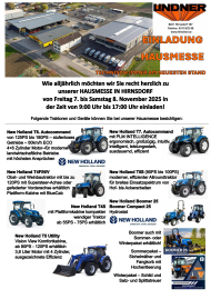Landmaschinen Hausmesse am 7. und 8. November 2025