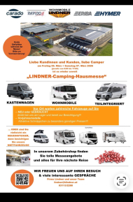 Hausmesse Wohnmobile 6. und 7. März 2026